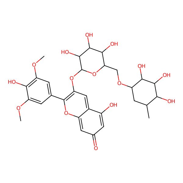 2D Structure of malvidin 3-O-rutinoside
