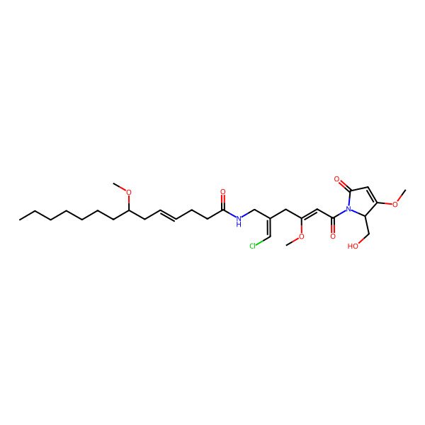 2D Structure of MAlyngamide Q