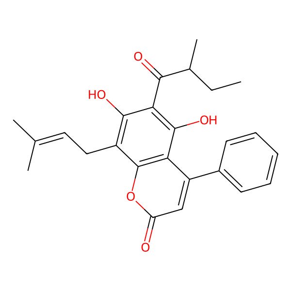 2D Structure of Mammea A/AB