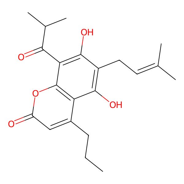 2D Structure of Mammea B/BD