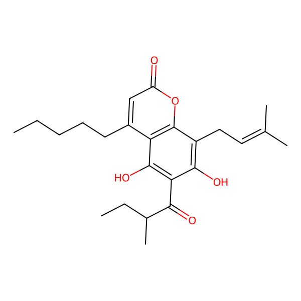 2D Structure of Mammea C/Ab