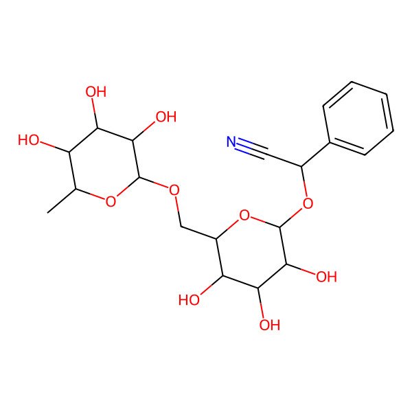 2D Structure of Mandelonitrile rutinoside
