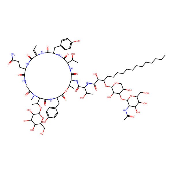 2D Structure of (Man)Hassallidin D
