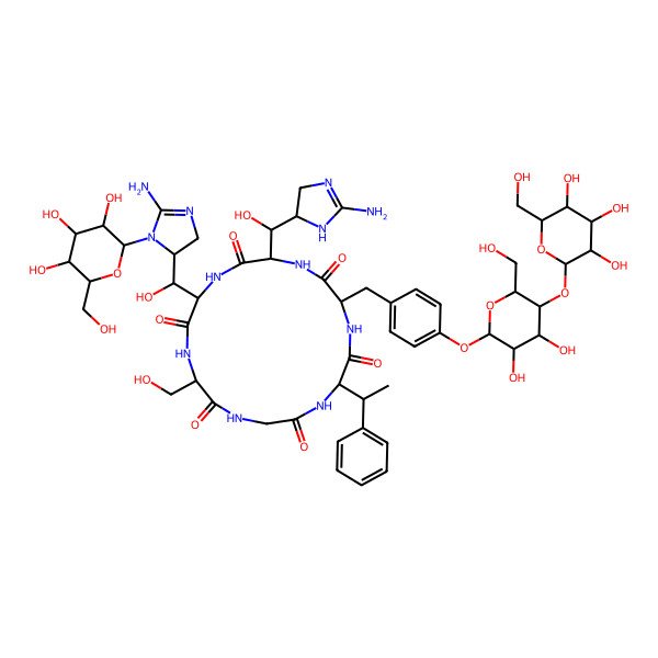 2D Structure of Mannopeptimycin alpha