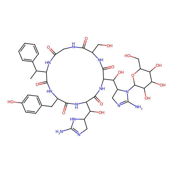 2D Structure of Mannopeptimycin beta