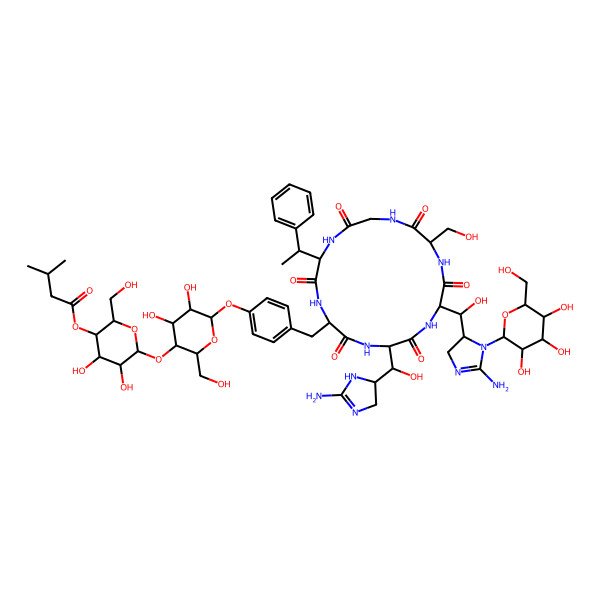 2D Structure of Mannopeptimycin epsilon