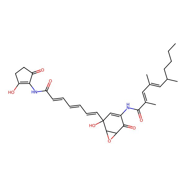2D Structure of Manumycin