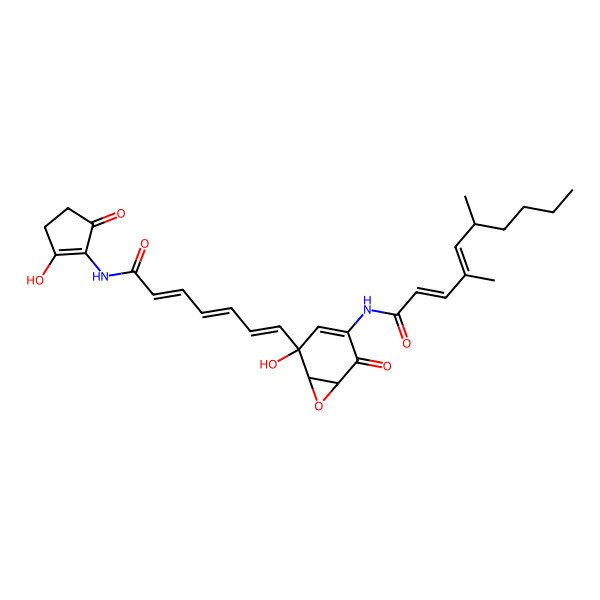 2D Structure of Manumycin C