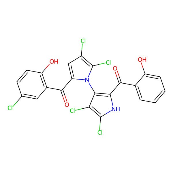 2D Structure of Marinopyrrole D