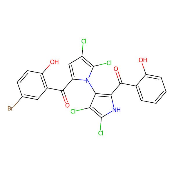 2D Structure of Marinopyrrole E