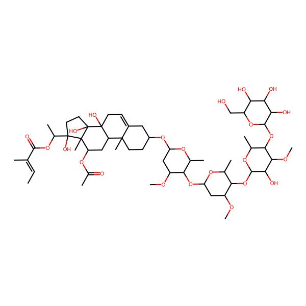 2D Structure of Marstomentoside J