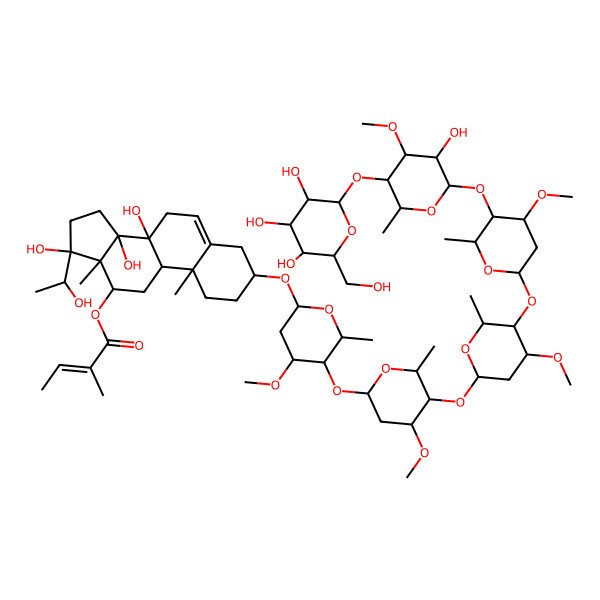 2D Structure of Marstomentoside K