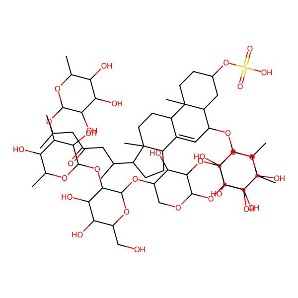 2D Structure of Marthasteroside A1