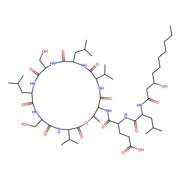 2D Structure of Massetolide E