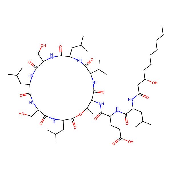 2D Structure of Massetolide F