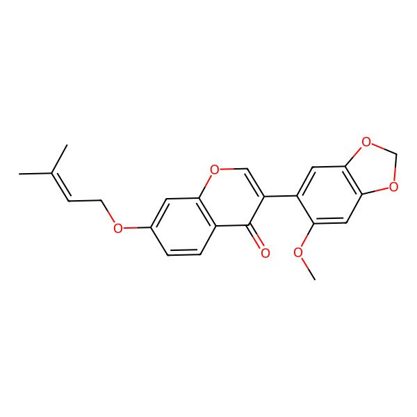 2D Structure of Maxima isoflavone C
