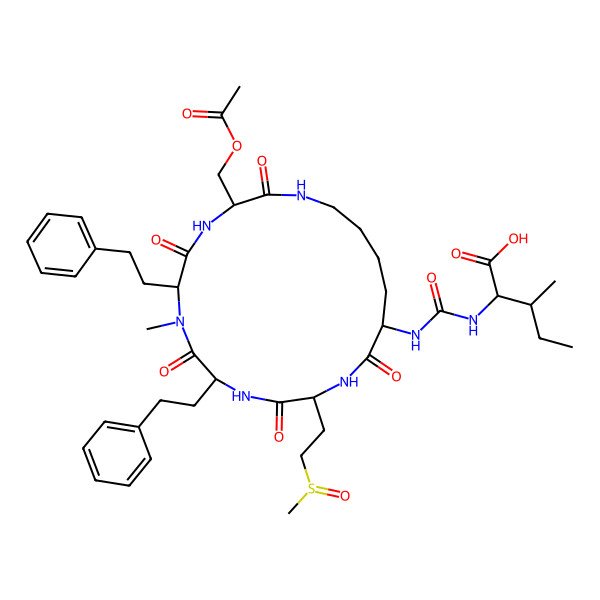 2D Structure of [MeHph5] Nodulapeptin B