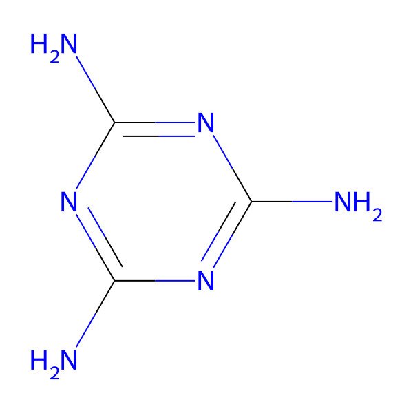 2D Structure of Melamine