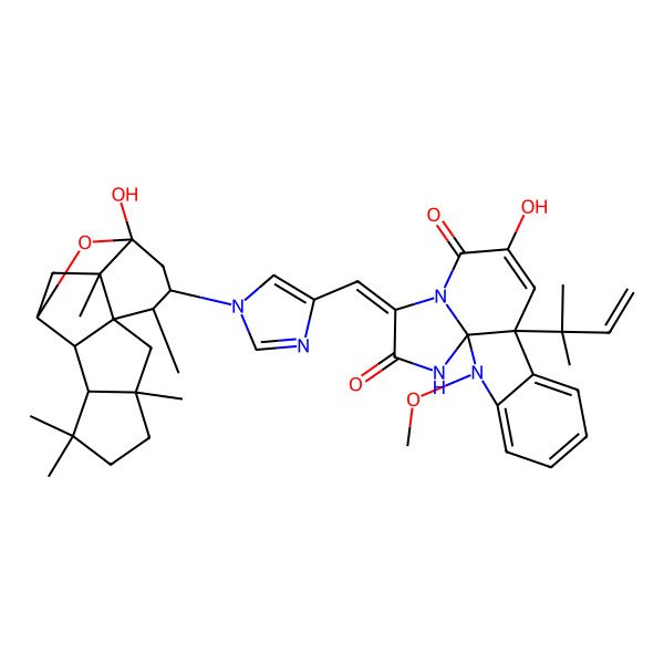 2D Structure of Meleagrin B