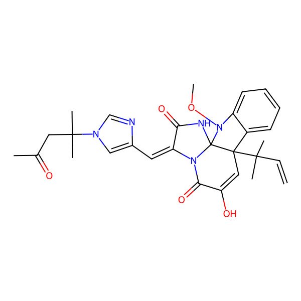2D Structure of Meleagrin C