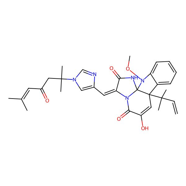 2D Structure of Meleagrin D