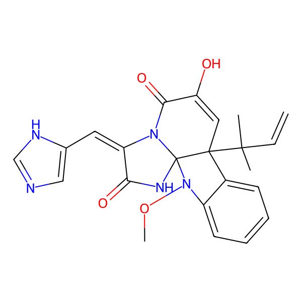2D Structure of Meleagrin