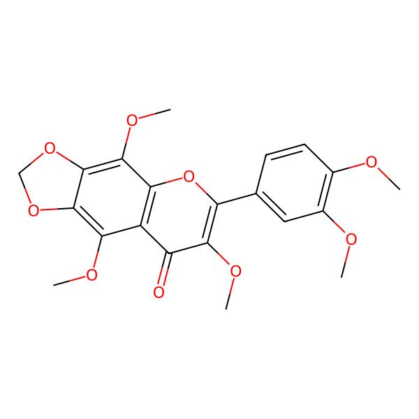 2D Structure of Melicophyllin