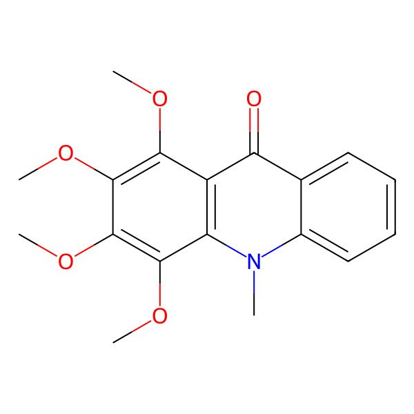 2D Structure of Melicopicine 2D Structure of Melicopicine