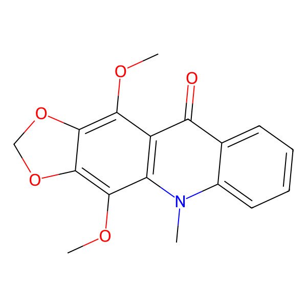 2D Structure of Melicopidine 2D Structure of Melicopidine