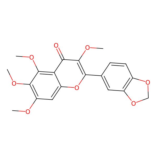 2D Structure of Melisimplexin 2D Structure of Melisimplexin