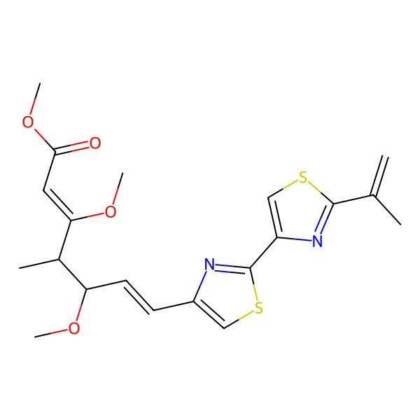 2D Structure of Melithiazol B