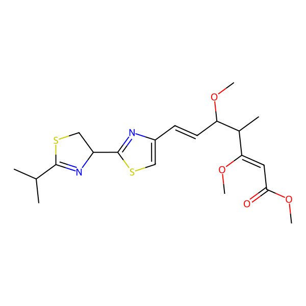 2D Structure of Melithiazol D