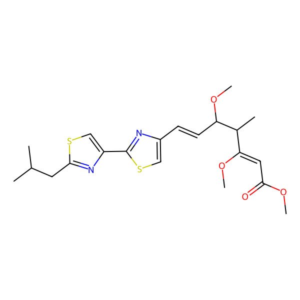 2D Structure of Melithiazol I