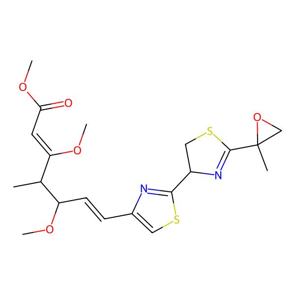 2D Structure of Melithiazol K