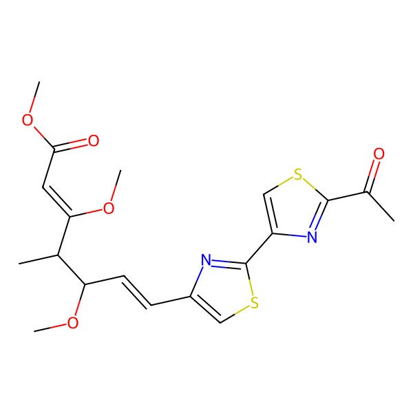 2D Structure of Melithiazole M