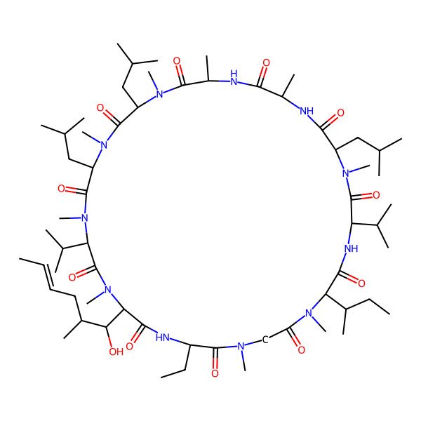 2D Structure of (Melle-4)cyclosporin