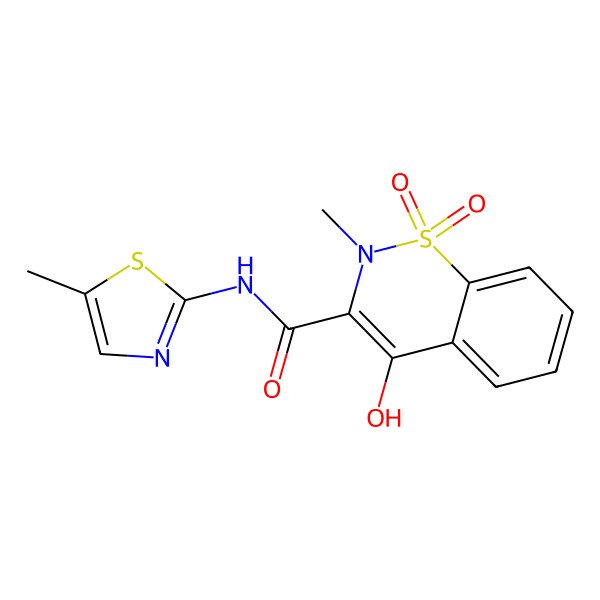 2D Structure of Meloxicam