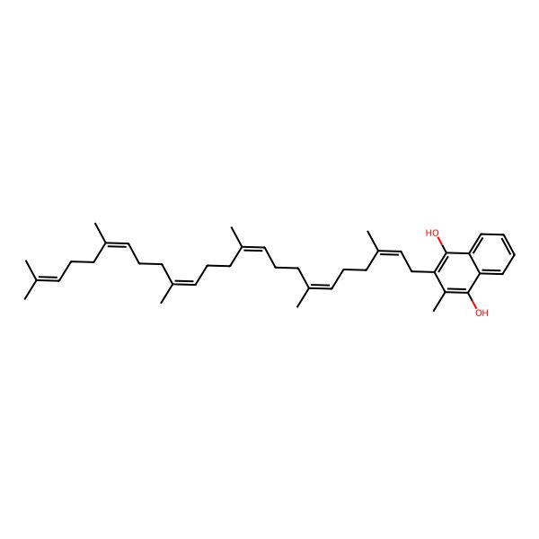 2D Structure of Menaquinol-6