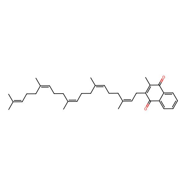 2D Structure of Menaquinone