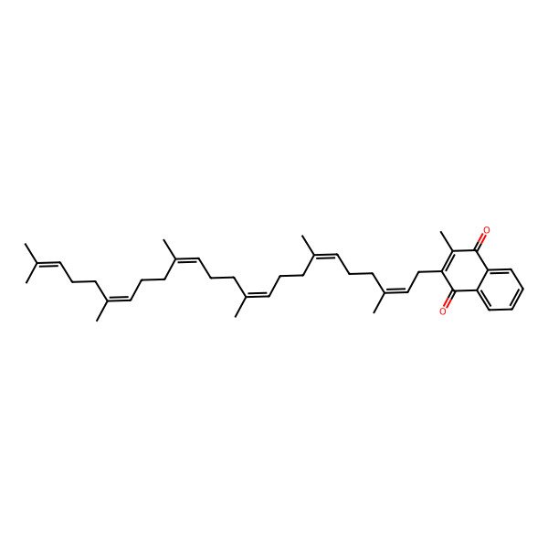 2D Structure of Menaquinone 6