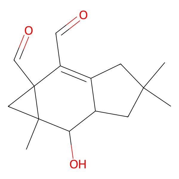 2D Structure of (-)-Merulidial