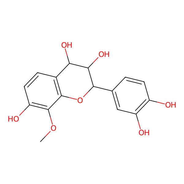 2D Structure of Mesquitol-4alpha-ol 8-methyl ether