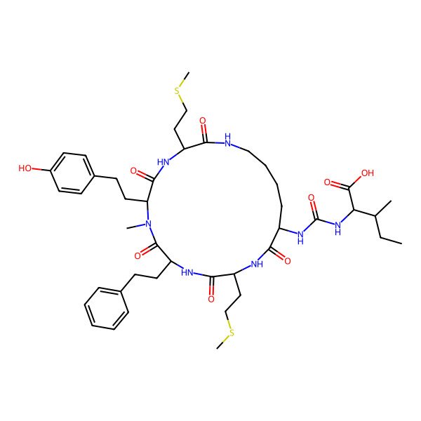 2D Structure of [Met6] Nodulapeptin C