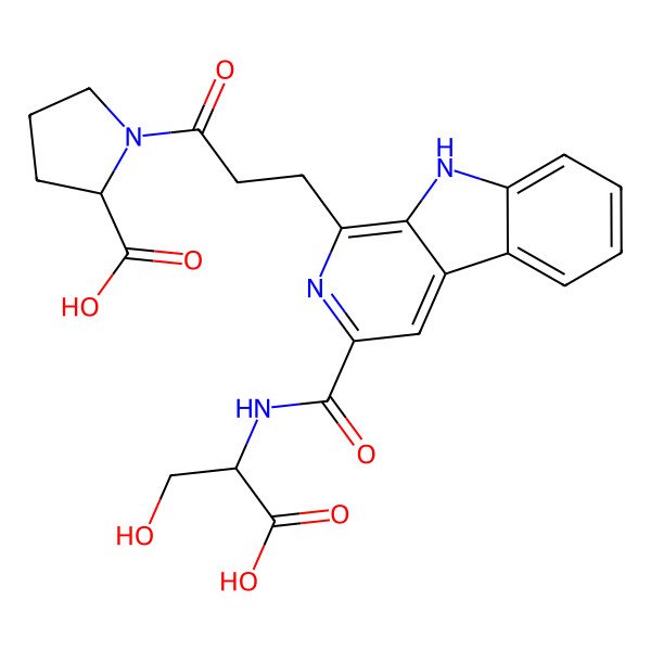 2D Structure of Metatacarboline C