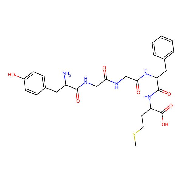 2D Structure of Metenkephalin