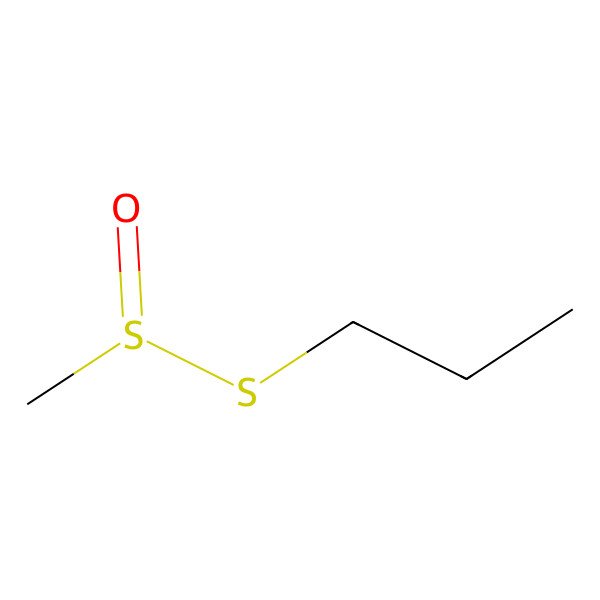 2D Structure of Methanesulfinothioic acid, S-1-propyl ester
