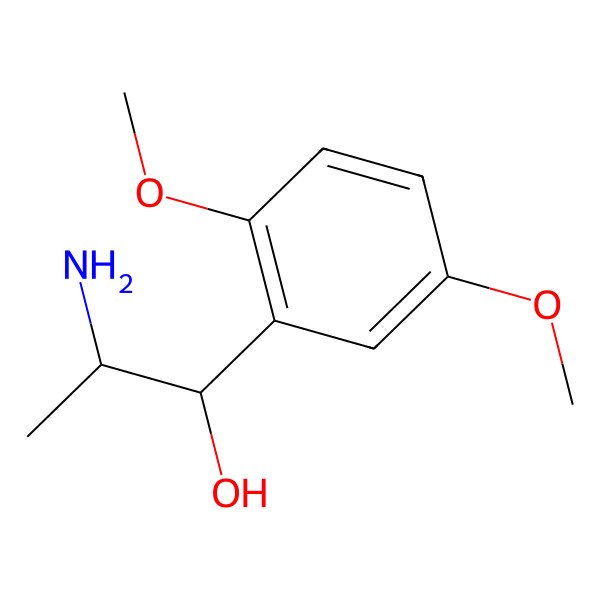 2D Structure of Methoxamine