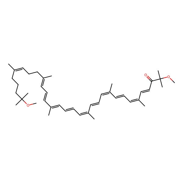 2D Structure of Methoxyspheroidenone