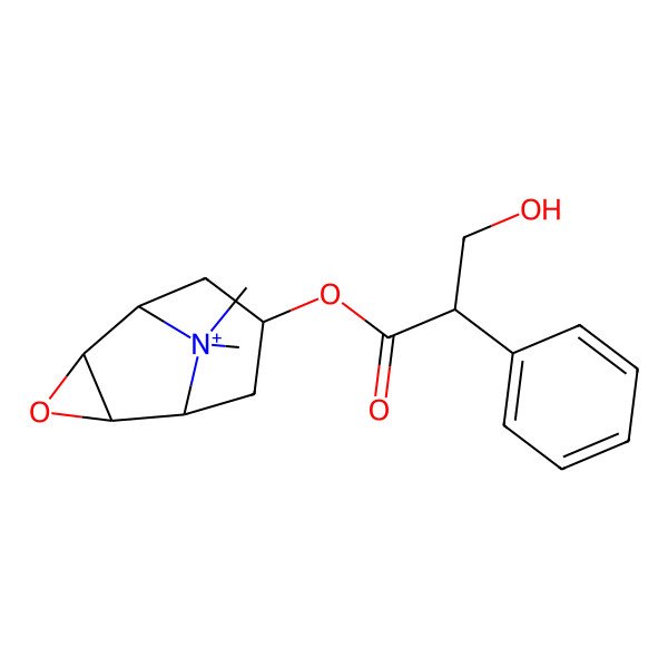 2D Structure of Methscopolamine methylbromide