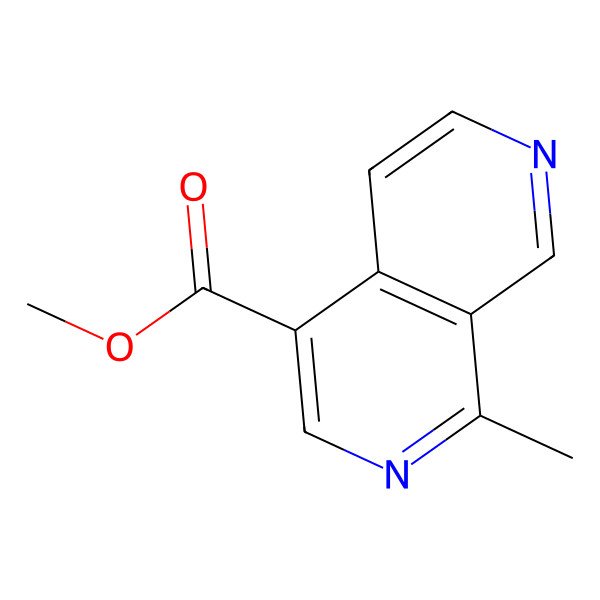 2D Structure of Methyl 1-methyl-2,7-naphthyridine-4-carboxylate